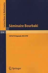Albrecht Dold et Beno Eckmann - Séminaire Bourbaki 1974/75 - Exposés 453-470.