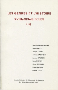 Les genres et l'histoire, 18-19e siècles