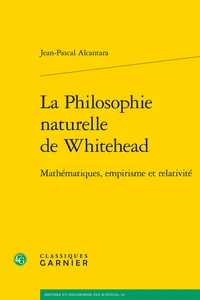 La philosophie naturelle de Whitehead