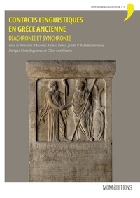 Alcorac Alonso Déniz et Julian Méndez Dosuna - Contacts linguistiques en Grèce ancienne - Diachronie et synchronie.