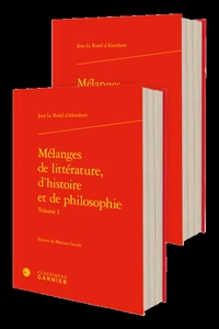 Mélanges de littérature, d'histoire et de philosophie