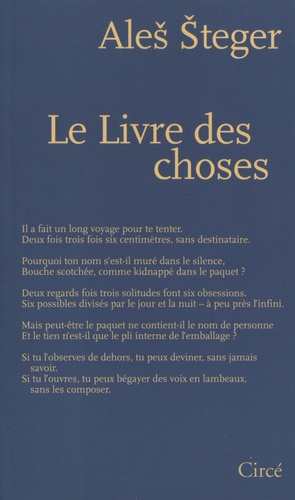 Le livre des choses