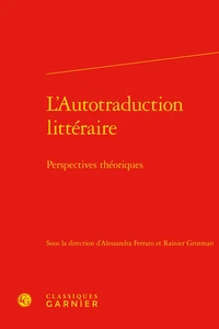 L'Autotraduction littéraire