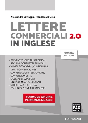 Alessandra Salvaggio et Francesca D'Urso - Lettere commerciali 2.0 in inglese.