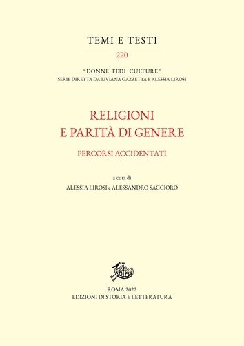 Alessia Lirosi et Alessandro Saggioro - Religioni e parità di genere - Percorsi accidentati.