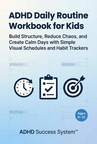 ADHD Daily Routine Workbook for Kids