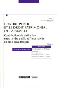 L'ordre public et le droit patrimonial de la famille