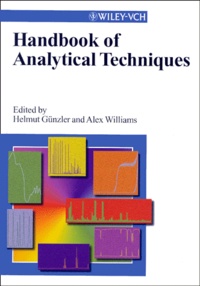 Alex Williams et Helmut Gunzler - Handbook Of Analytical Techniques Coffret 2 Volumes.