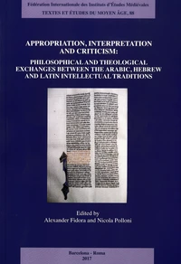 Appropriation, Interpretation and Criticism