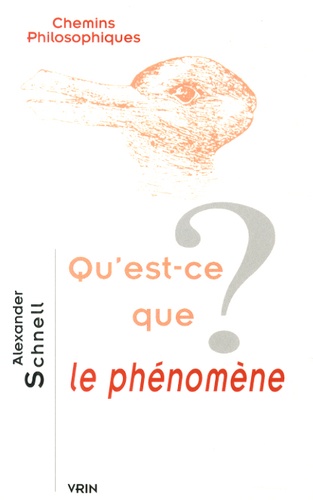 Alexander Schnell - Qu'est-ce que le phénomène ?.