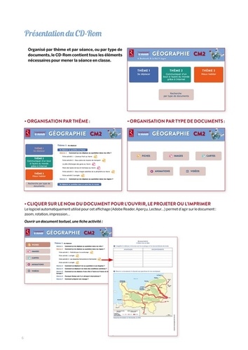 Géographie CM2 Comprendre le monde  Edition 2016 -  avec 1 Cédérom