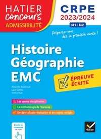 Alexandra Baudinault et Lucie Gomes - Histoire-Géographie-EMC- CRPE 2023-2024 - Epreuve écrite d'admissibilité.