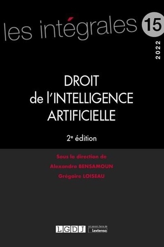 Droit de l'intelligence artificielle 2e édition
