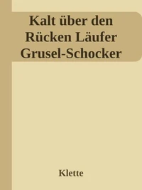 Kalt über den Rücken Läufer