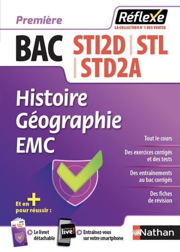 Alexandra Monot et Roland Tissot - Histoire Géographie 1re Bac STI2D-STL-STD2A.
