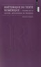 Alexandra Saemmer - Rhétorique du texte numérique - Figures de la lecture, anticipations de pratiques.