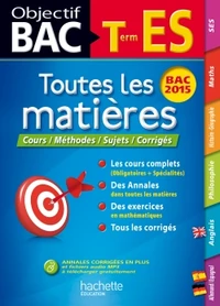 Toutes les matières Tle ES