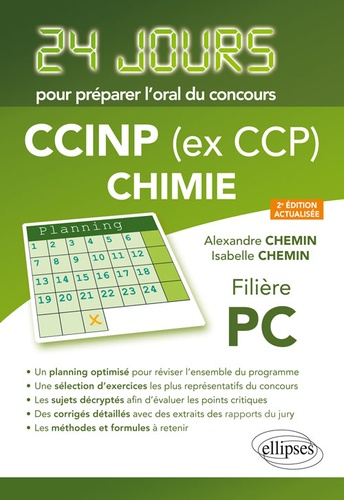 CCINP (ex CCP) Chimie Filière PC 2e édition revue et corrigée