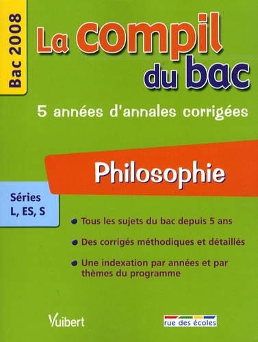 Philosophie séries L, ES, S  Edition 2008