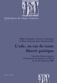 L'ode en cas de toute liberté poétique