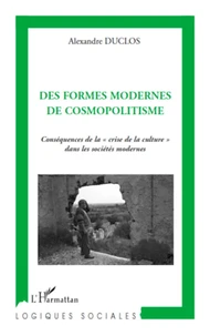 Des formes modernes de cosmopolitisme