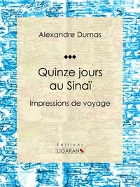 Alexandre Dumas et  Ligaran - Quinze jours au Sinaï - Impressions de voyage.