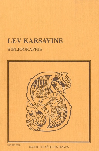 Alexandre Klementiev - Bibliographie des oeuvres de Lev Karsavine.