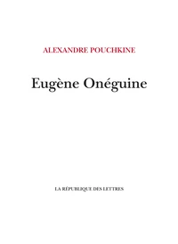 Eugène Onéguine