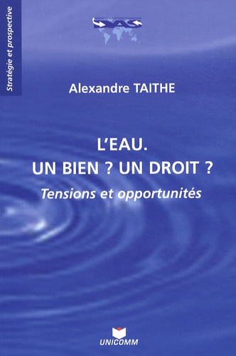 Alexandre Taithe - L'eau, un bien ? un droit ? - Tensions et opportunités.