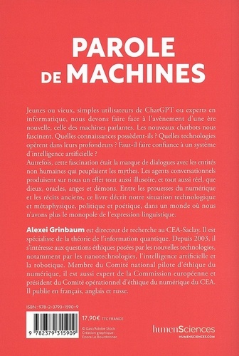 Parole de machines - Occasion