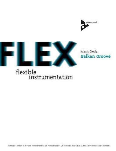 Alexis Ciesla - Balkan Groove - wind ensemble. Partition et parties..