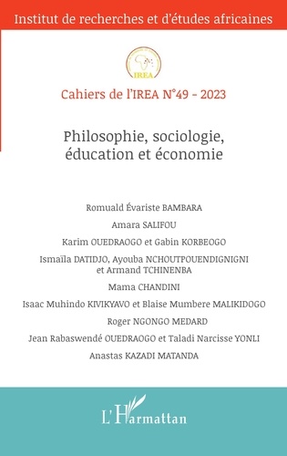 Philosophie, sociologie, éducation et économie. 492023