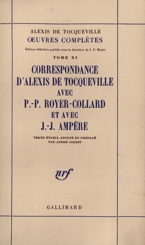 Alexis de Tocqueville - Corr Collard Tocq n°11.