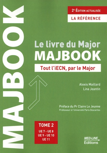 Le livre du Major MAJBOOK. Tout l'iECN, par le Major. Tome 2, UE 7 - UE 8 - UE 9 - UE 10 - UE 11 2e édition actualisée