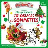 Mes premiers coloriages et gommettes P'tit garçon (Noël)