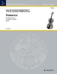 Alexis Weissenberg - Edition Schott  : Romance - violin and piano..