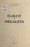 Égalité et inégalités