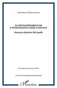 Le développement de l'intelligence chez l'enfant