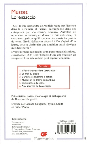 Lorenzaccio. Dossier spécial Prépas scientifiques "Faire croire"  Edition 2023-2024