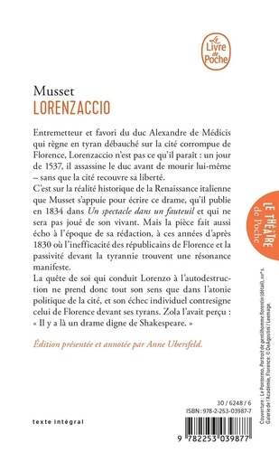 Lorenzaccio. Drame En Cinq Actes, 1834