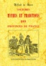 Alfred de Nore - Coutumes mythes et traditions des provinces de France.