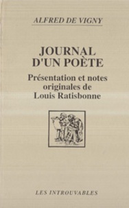 Alfred de Vigny - Journal d'un poète.
