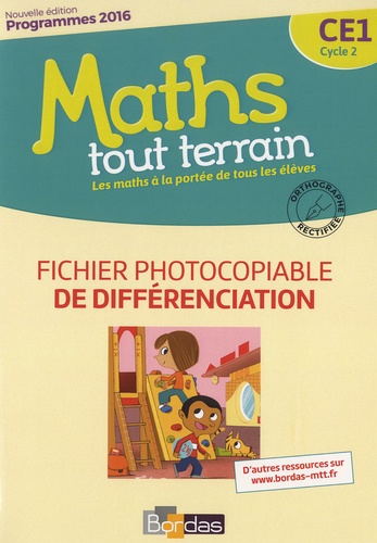 Alfred Errera et Jacques Brun - Maths tout terrain CE1 - Fichier photocopiable de différenciation.