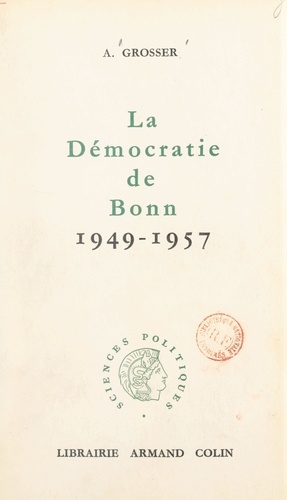 La démocratie de Bonn : 1949-1957