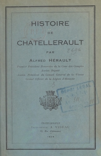 Histoire de Châtellerault. Du XVIe siècle à la Révolution