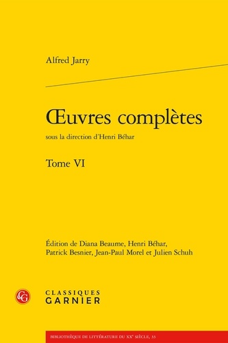 Oeuvres complètes. Tome 6