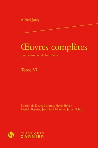 Oeuvres complètes. Tome 6