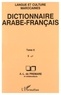 Alfred-Louis de Prémare - Dictionnaire arabe-français - Langue et culture marocaines Tome 6, S.