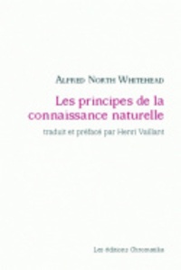 Alfred North Whitehead - Une enquête sur les principes de la connaissance naturelle.