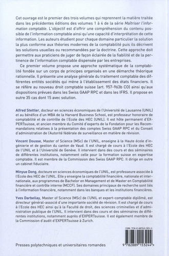 Maîtriser l'information comptable. Volume 1, Introduction à la comptabilité, théorie des comptes et établissement des comptes annuels 9e édition